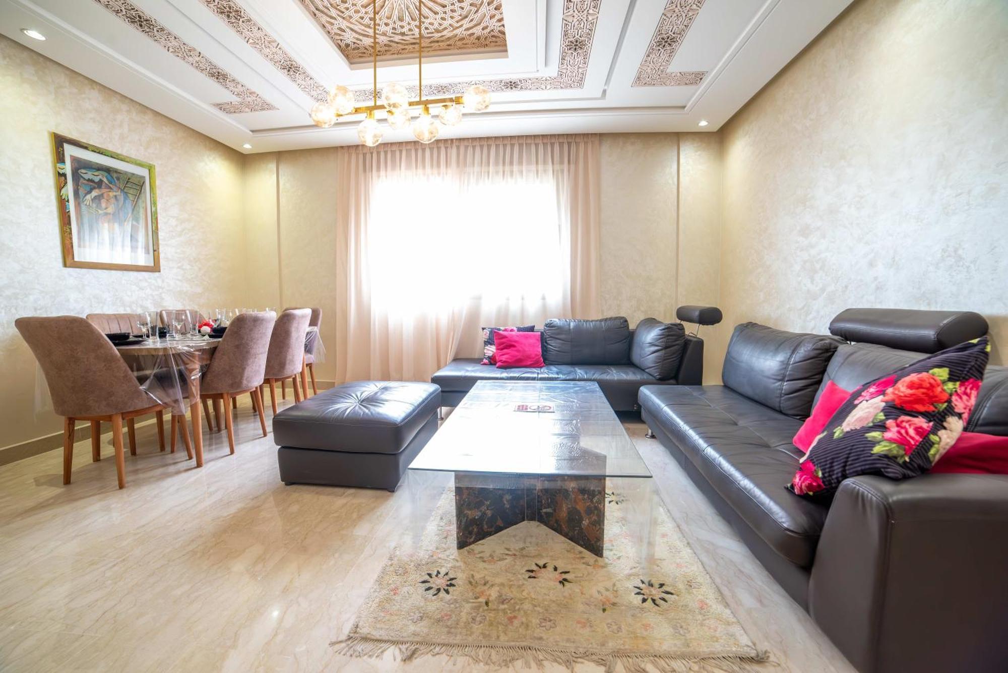 Luxury Seafront Apartment 101Sqm With Wi-Fi And Parking Agadir Ngoại thất bức ảnh